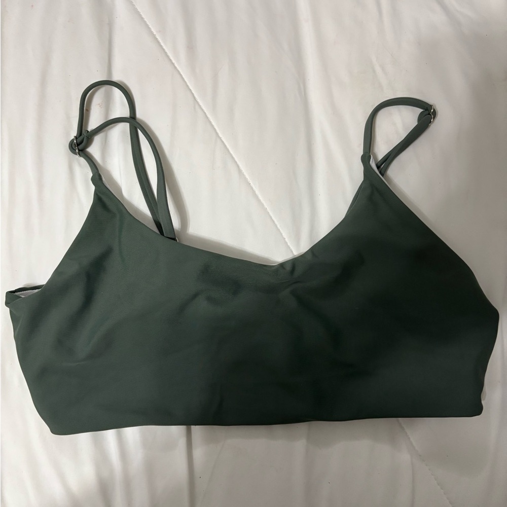 Women's Dark Green Bikini Top